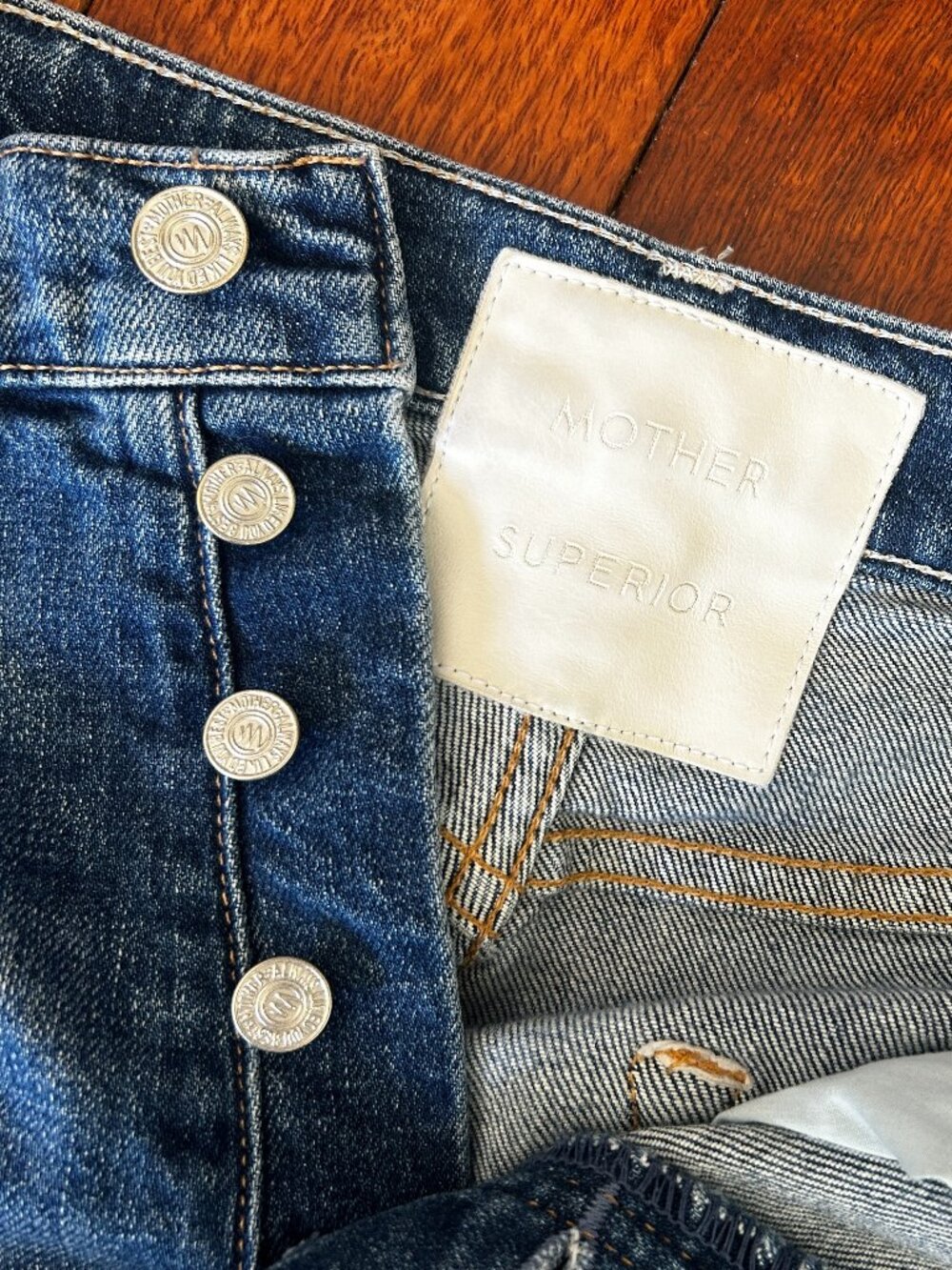 Mother Superior The Tripper Weekender Fray Jeans My Treat Size 29 - Picture 6 of 9